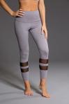 Fitted Ribbed Women Tight Yoga Pants Autumn Anti Cellulite Workout Leggings