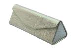 Glittery Foldable Glasses Case , Handmade Cardboard Triangle Sunglasses Case