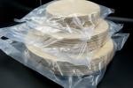Round Bamboo Wooden Plates 11 inch Vegetables Kitchen Utensils Set
