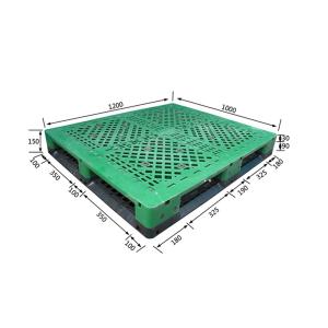 Quality Green Recycled Molded Plastic Pallets Hdpe Injection Moulded Pallets wholesale