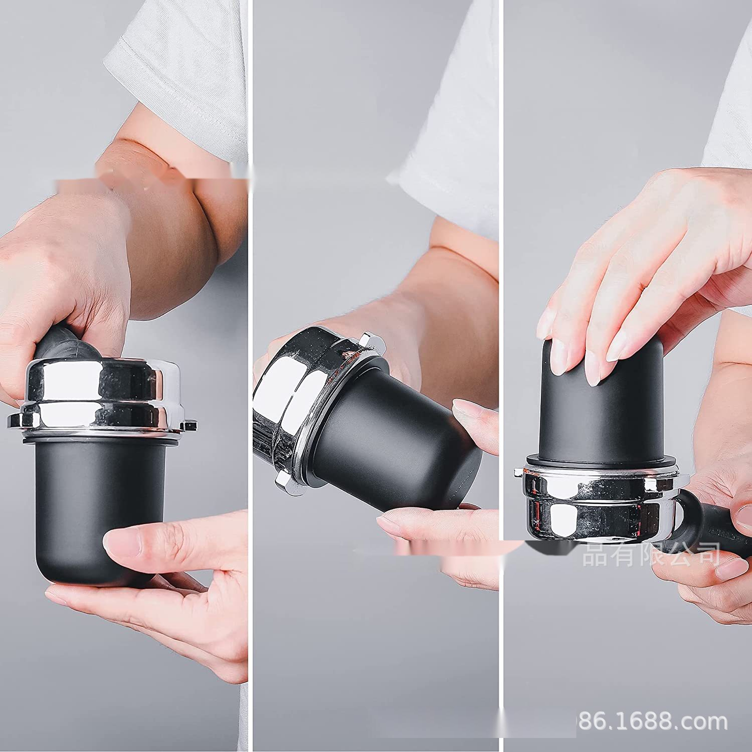 Coffee Dosing Ring 51/58mm Aluminum Alloy Sniffing Mug Powder Feeder Espresso Tools Cup