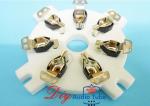 High Contact Resistance Tube Sockets Silver Plated Ceramic Sockets For 6C33 FU29