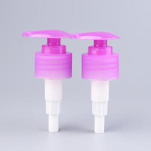 Quality 1.8cc Shampoo Pink Lotion Pump UV Coated Screw Up Down Lock wholesale