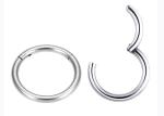 Periceing White Gold Clicker , 14k Gold Hoop Earrings OEM ODM for Anniversary