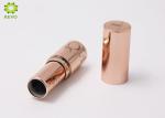 Empty Round Plastic Lipstick Containers Rose Gold Packaging Containers For