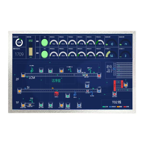 GV121WXM-N80 12.1 Inch Industrial / Medical TFT Display 1280x800 LVDS 450 Nits