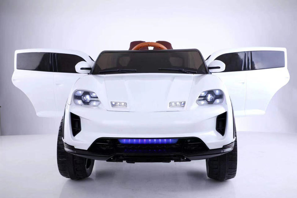 2-4 Years Age Range Electric Ride On Car with Remote Control and Leather Seat Option