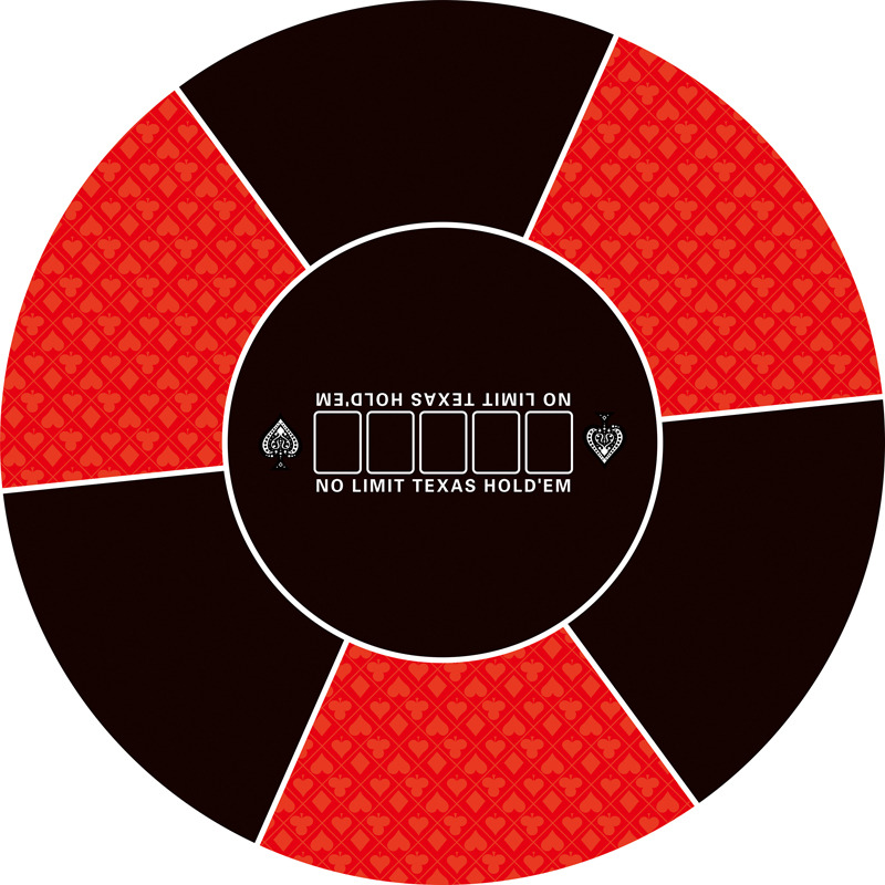 Minglu CPM-006  Manufacture of Rubber Round Casino Table mat