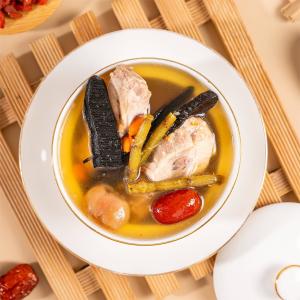 Quality Instant Chinese Medicinal Soup Ganoderma Dendrobium Dragon Bone 350g wholesale