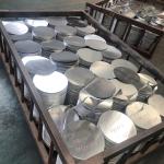 1060-H14 Silver Aluminum Wafer Round Discs For Cooking Pan