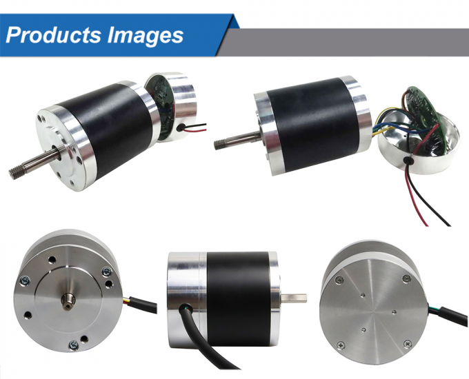 80mm 48V-310V Brushless DC Motor With Integrated Speed Controller 3000rpm