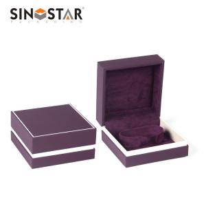 Quality 1 Piece of Customized Size Plastic Jewelry Box with Velvet Lining wholesale