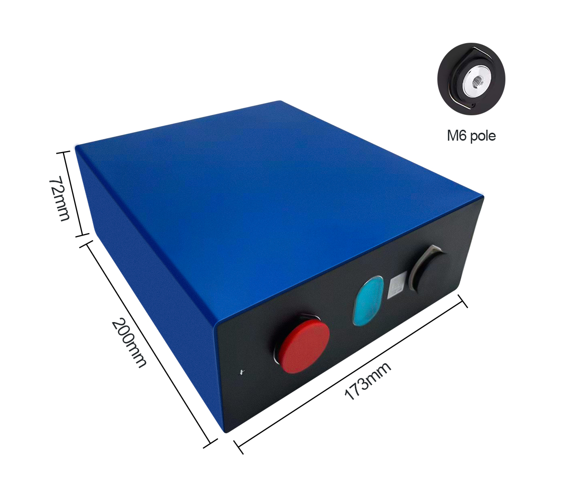 Solar System Rechargeable Lifepo4 Battery 3.2v 280ah 3500 Times Lifespan