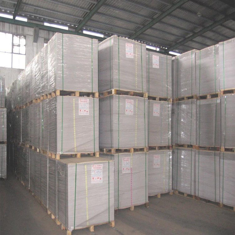 Chinese Hight Quality Hot Selling Duplex Board White With Grey/White Back 2mm Thickness Gray Board