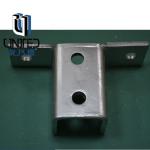 Silver Finish Strut Channel Accessories With Solar System Installation Base