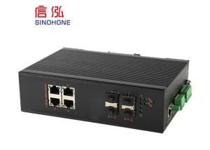 Quality Industrial Gigabit Optical Fiber Ethernet Switch Anti - Surge 8 Ports wholesale