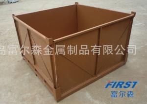 Quality Foldable Galvanized 2.0mm Thickness 48KG Metal Pallet Cages wholesale