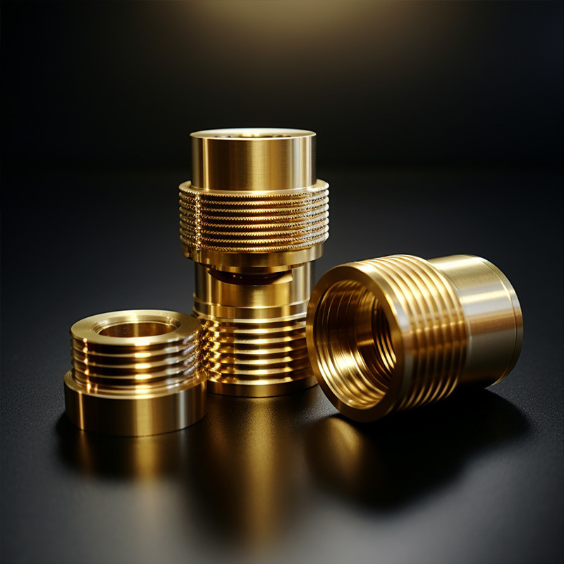 High Precision Brass Components Turning CNC Part Custom CNC Machine Parts