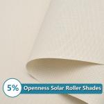 1% Openness Plain Weaving Fiberglass Sunscreen Fabric Fireproof