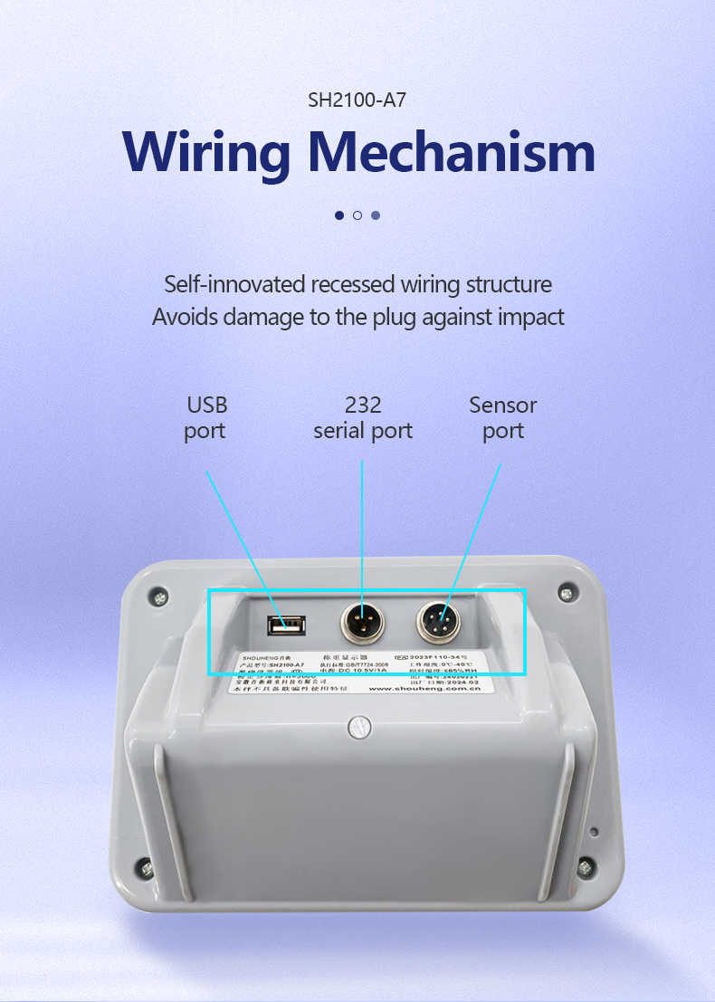 130mm*138mm*200mm SOHE A7 Meter Weighing Indicator for Accurate Weight Measurement
