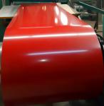 1000mm PPGI Prepainted Galvanized Steel Coils Red Color Coated ISO 9001