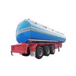 Mechanical Suspension Diesel Fuel Tanker Trailer Used For Long Distance