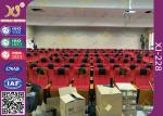 Wood Seat Back Cover Conference / Church Auditorium Chairs With Folding Seat