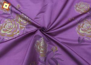 Quality Anti Odor Waterproof Mattress Quilting Fabric Purple Colour 120gsm wholesale