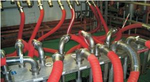 China High Pressure 40m Length 63mm Rubber Steam Hose , Flexible Steam Hose on sale