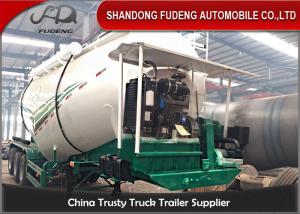 Quality 30 Ton Bulk Cement Tanker Trailer Optional Volume Powder Material Tanker wholesale