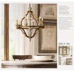 Wood lantern chandelier pendant Lights Fixures (WH-CI-60)