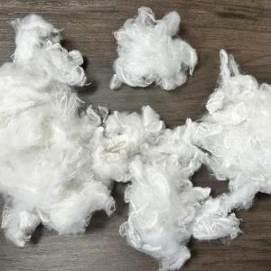 Quality AA Grade White Low Crimp Polyester Fiber With 100% Material wholesale