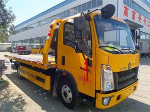 Quality Howo Sinotruck Tilt And Slide Recovery Trucks 4 Tons 116hp Rated Power wholesale