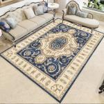 Retro Style Light Luxury Polyester Fiber Living Room Floor Carpet Special Style