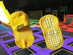 Lejump Indoor Trampoline Park Grip Socks , Skyzone Jumping Socks , Oxygen Free