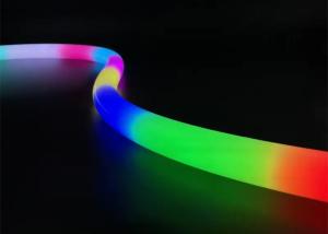 China Digital Light Bar Addressable RGB Led Neon 360° Round 25mm Magic Color External Control on sale