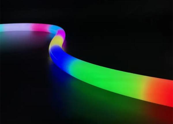 Digital Light Bar Addressable RGB Led Neon 360° Round 25mm Magic Color External