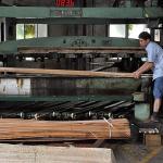 Natural Ash Wood Veneer Flat Cut Crown Grain For Cabinet Face