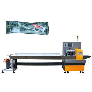 Quality PLC ALU Film Pillow Trays Horizontal Flow Pack Machine wholesale