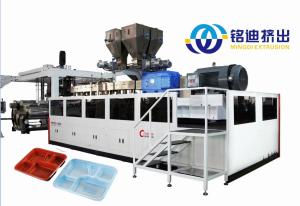 Quality PET Sheet Film Extrusion Production Line 600mm-1550mm SIEMENS Control wholesale
