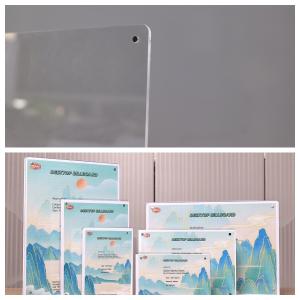 Quality Chinese Factory Strong Magentic A4 T Shape Acrylic Sign Holder for Table Standing wholesale