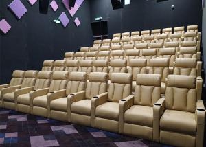 Quality BS5852 Modern Movie Public Theater Seating Soft Cushioned Upholstery PP cupholder wholesale