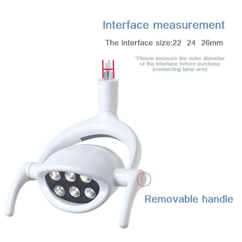 Shadowless LED Dental Chair Light Multipurpose With 4 LED Bulbs