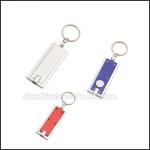 advertising 6 led flashlight torch keychain keyrings Printed logo