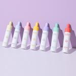1oz White Cylinder Serum Bottle Cosmetic Packaging Color Macaron Serum Essential