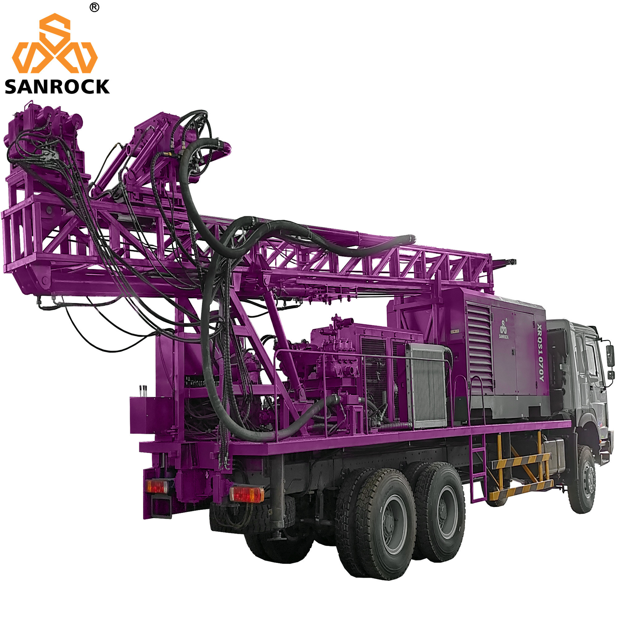 Water Well Drilling Equipment Hydraulic Bore hole 500m Truck Mounted Water Well Drilling Rig
