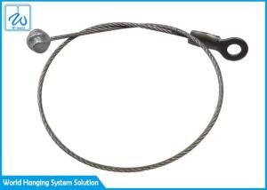 Quality Galvanized Wire Rope Lanyard With Eyelet End Fitting For Hanging Ceiling Light wholesale