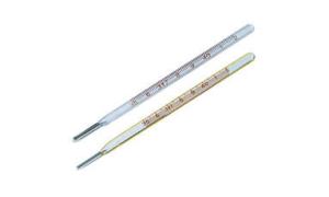 Quality White / Yellow Color Mercury Clinical Thermometer With Ce Certificate wholesale