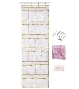 Quality Cardboard Soft Closet Shoe Organizer Behind Door Marble Pattern wholesale