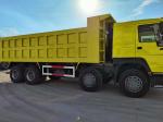 Secondhand 10 Wheels Tipper Used HOWO 375 8X4 Dump Truck featuring Radial Tire
